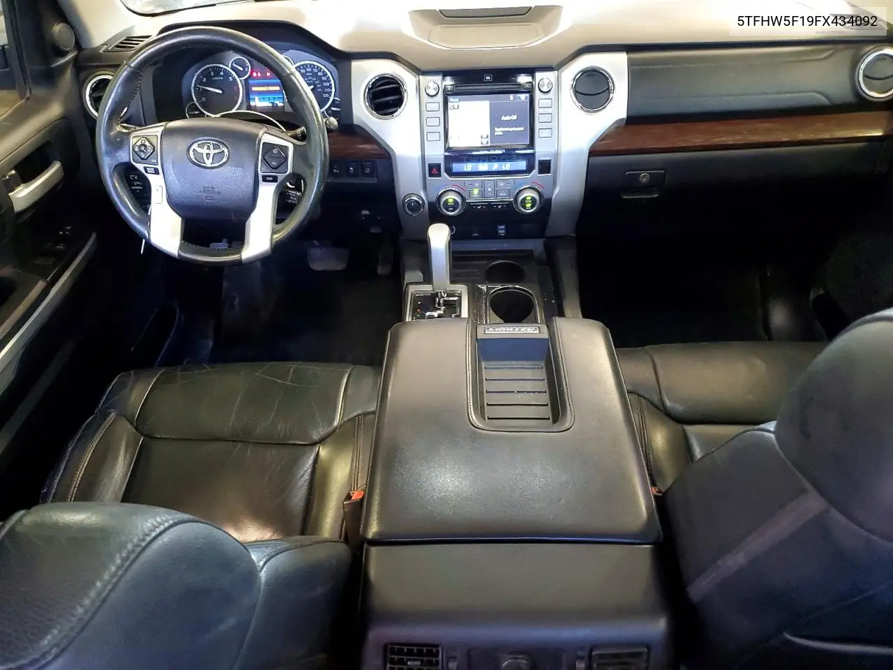 2015 Toyota Tundra Crewmax Limited VIN: 5TFHW5F19FX434092 Lot: 61616166