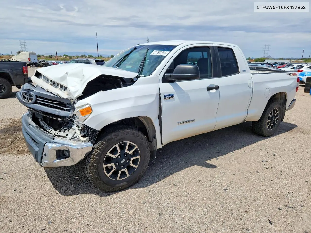 2015 Toyota Tundra Sr5 VIN: 5TFUW5F16FX437952 Lot: 61790106