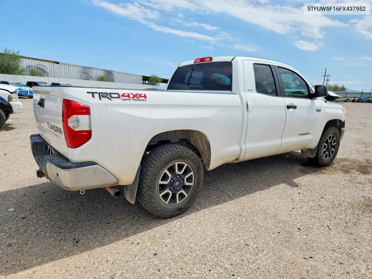2015 Toyota Tundra Sr5 VIN: 5TFUW5F16FX437952 Lot: 61790106