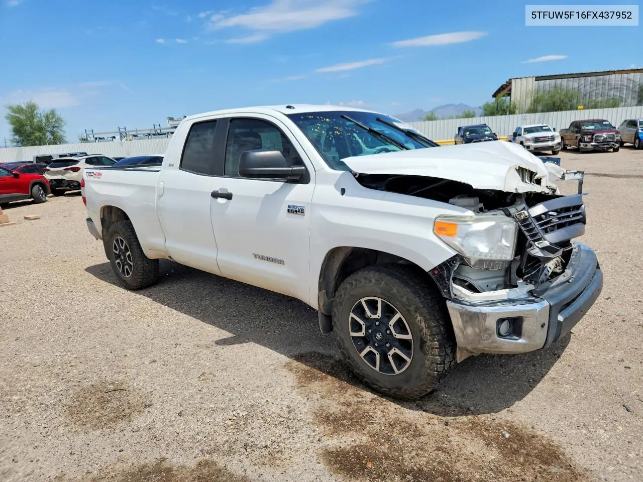 2015 Toyota Tundra Sr5 VIN: 5TFUW5F16FX437952 Lot: 61790106