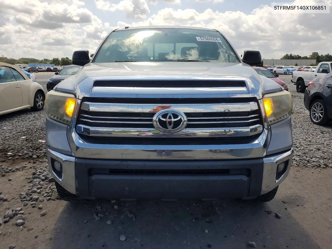 2016 Toyota Tundra Sr5 VIN: 5TFRM5F14GX106851 Lot: 57500956