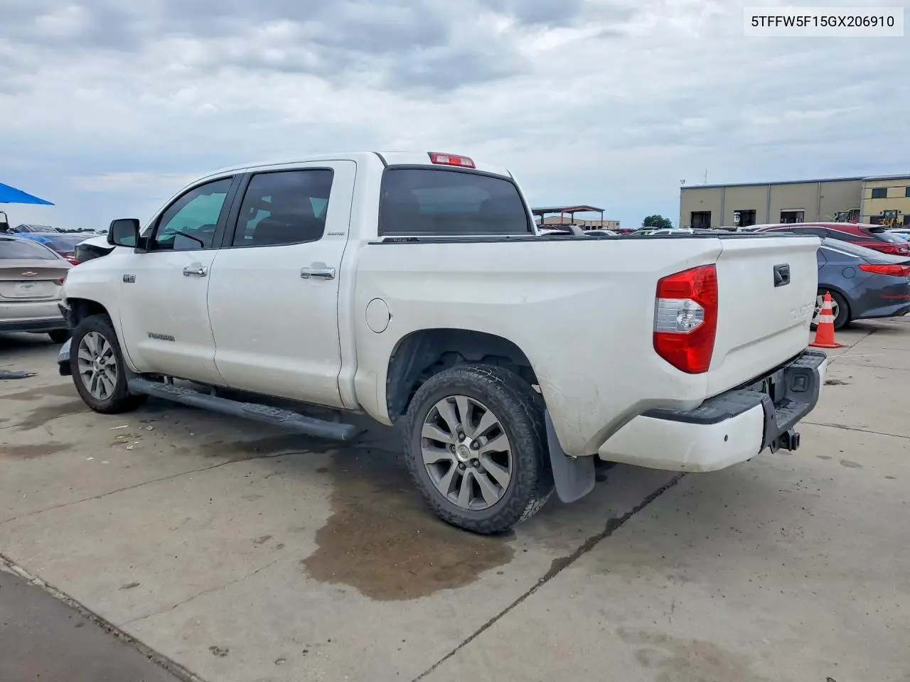 2016 Toyota Tundra Crewmax Limited VIN: 5TFFW5F15GX206910 Lot: 58040886
