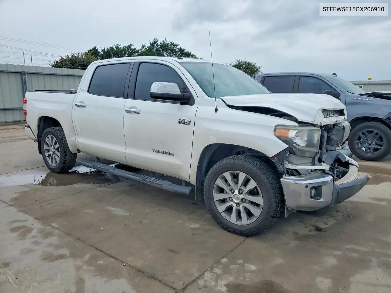 2016 Toyota Tundra Crewmax Limited VIN: 5TFFW5F15GX206910 Lot: 58040886