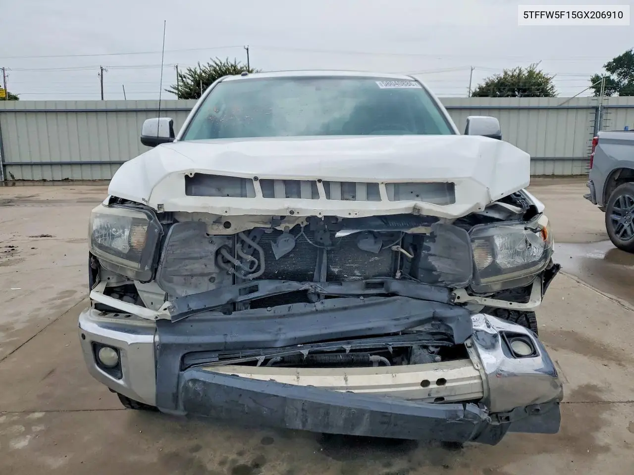 2016 Toyota Tundra Crewmax Limited VIN: 5TFFW5F15GX206910 Lot: 58040886