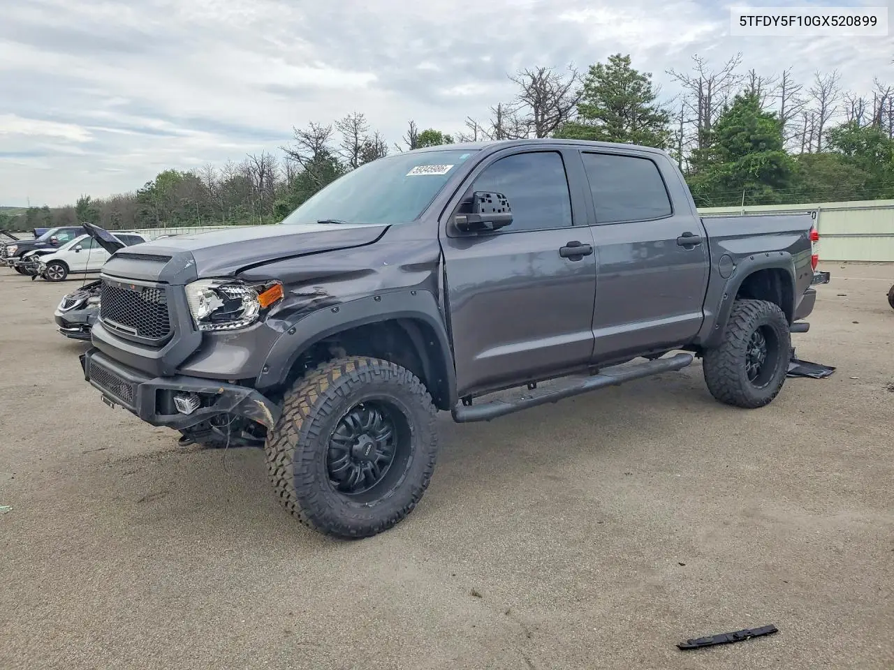2016 Toyota Tundra Sr5 VIN: 5TFDY5F10GX520899 Lot: 59345986