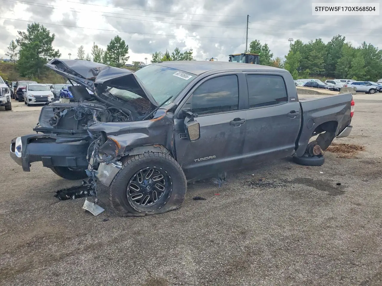 2016 Toyota Tundra Sr5 VIN: 5TFDW5F17GX568504 Lot: 60760666