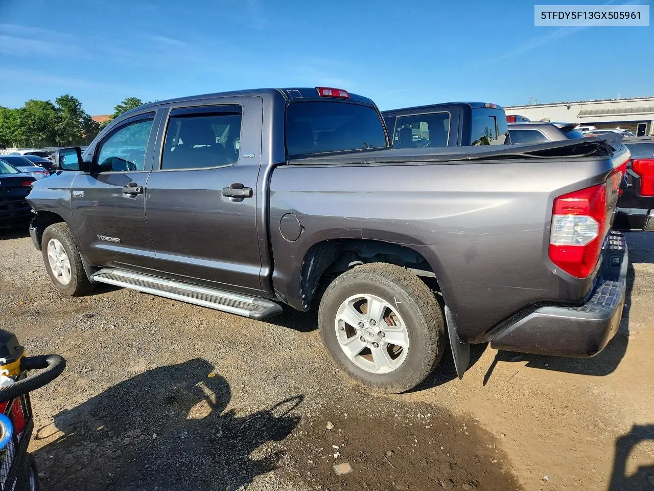 2016 Toyota Tundra Sr5 VIN: 5TFDY5F13GX505961 Lot: 61212156