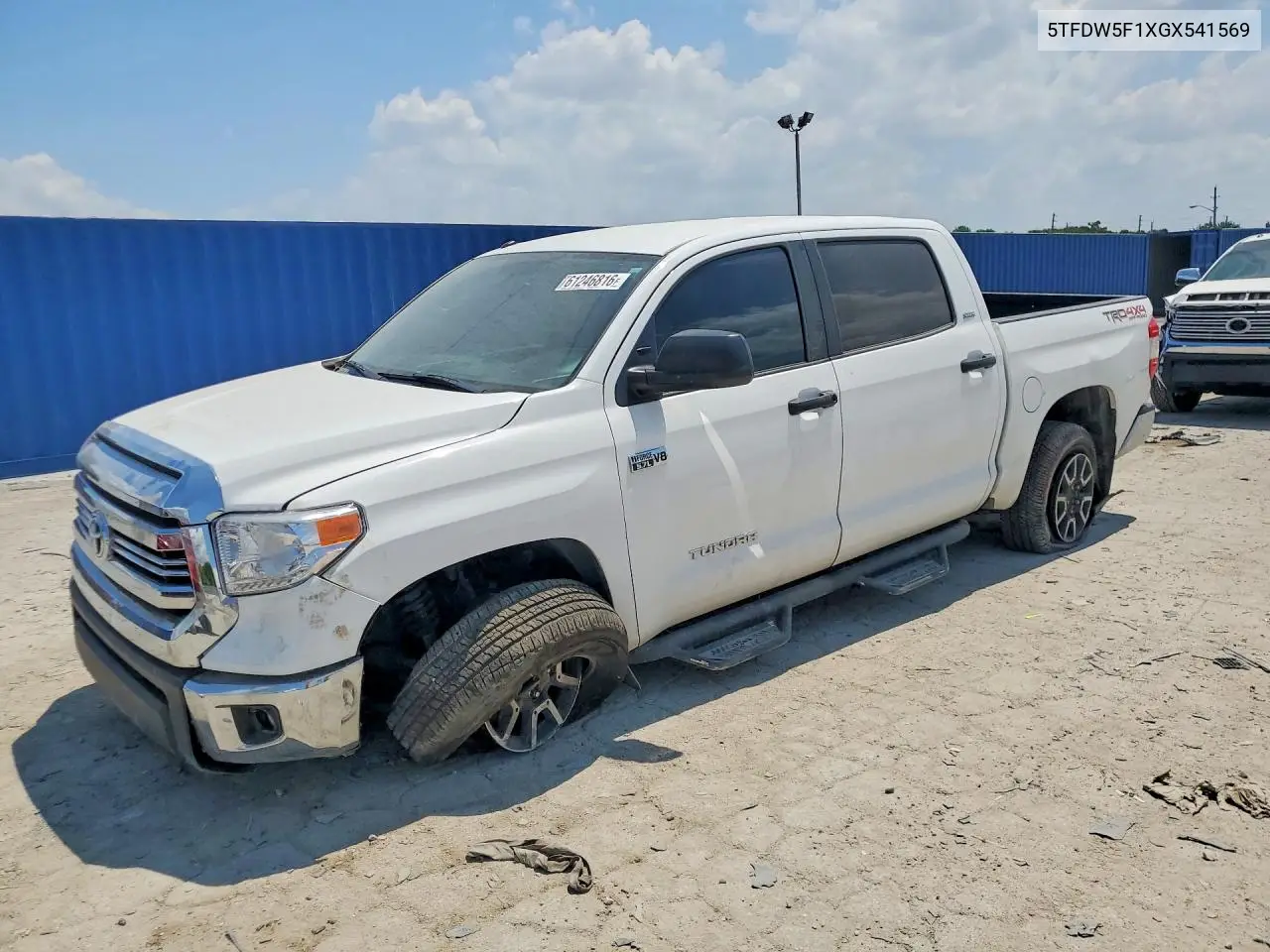 2016 Toyota Tundra Sr5 VIN: 5TFDW5F1XGX541569 Lot: 61246816