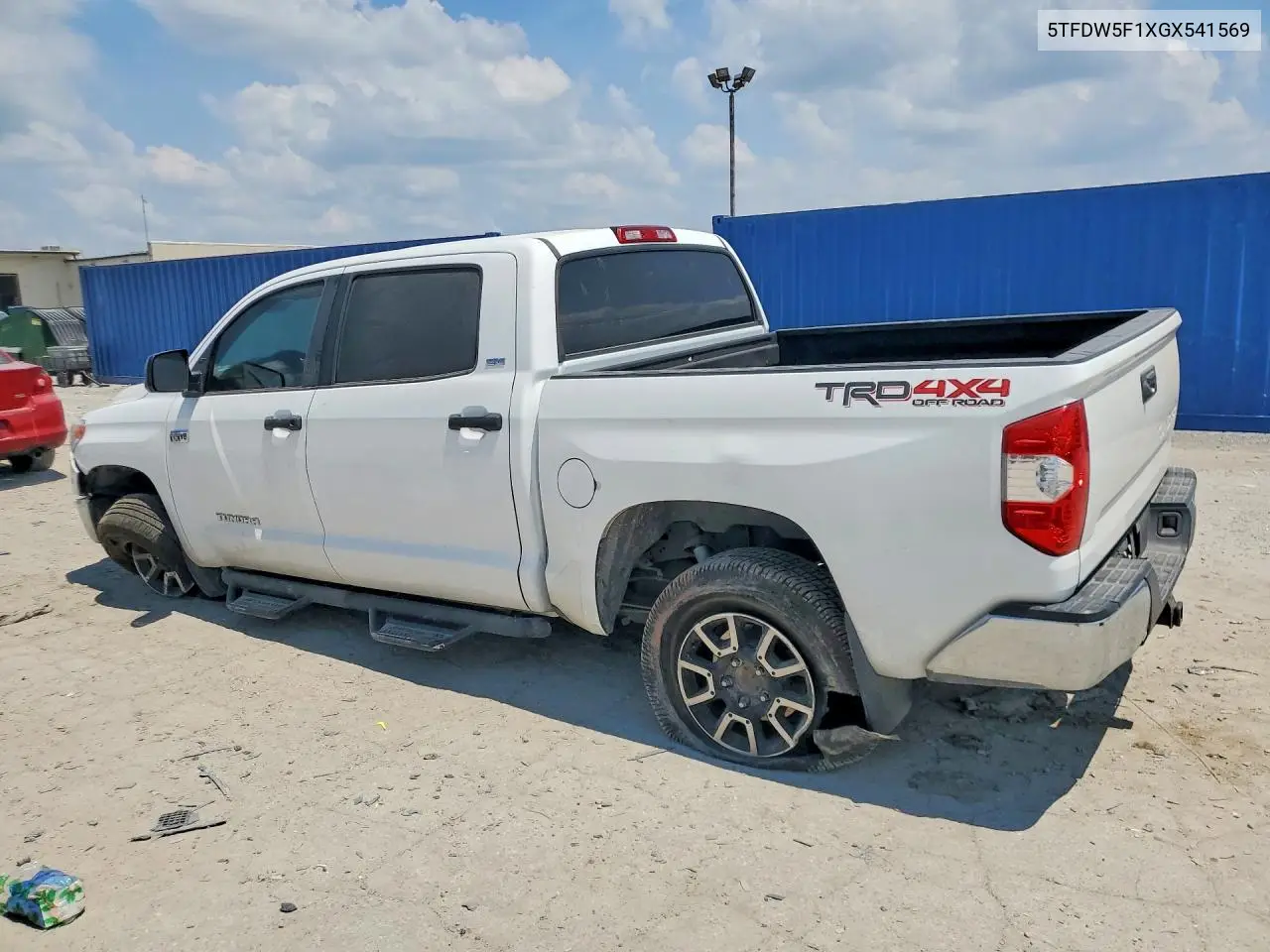 2016 Toyota Tundra Sr5 VIN: 5TFDW5F1XGX541569 Lot: 61246816