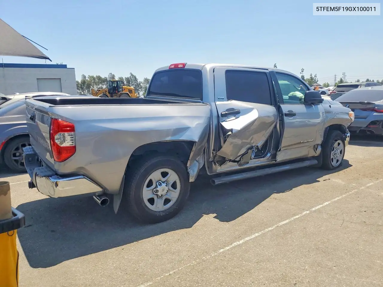 2016 Toyota Tundra Crewmax Sr5 VIN: 5TFEM5F19GX100011 Lot: 61357526