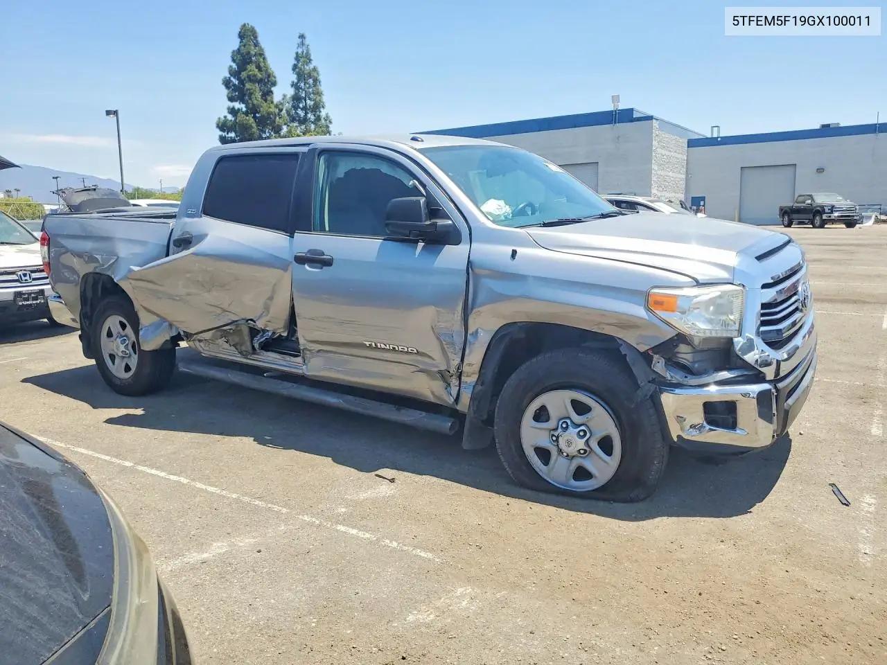 2016 Toyota Tundra Crewmax Sr5 VIN: 5TFEM5F19GX100011 Lot: 61357526