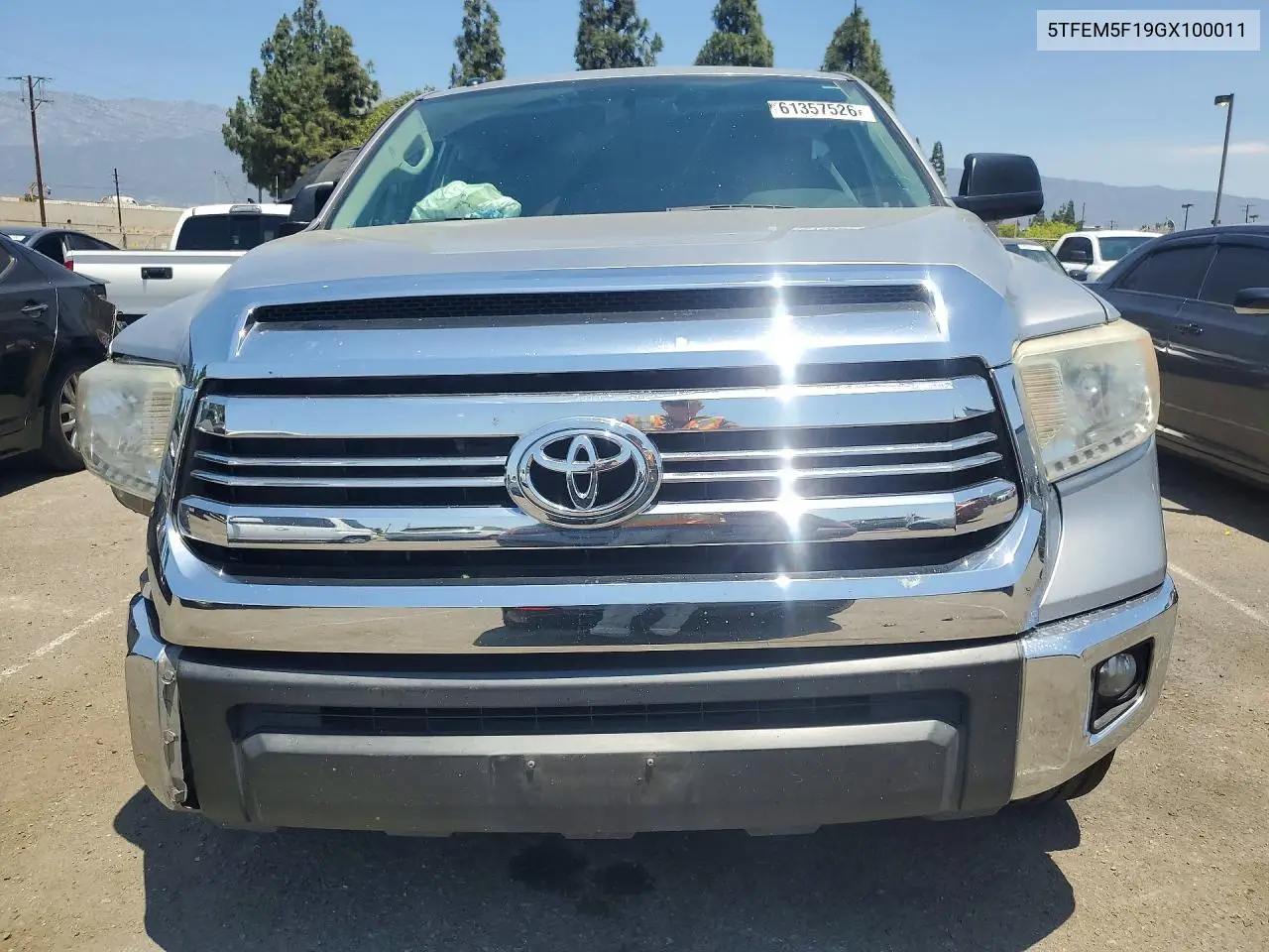 2016 Toyota Tundra Crewmax Sr5 VIN: 5TFEM5F19GX100011 Lot: 61357526
