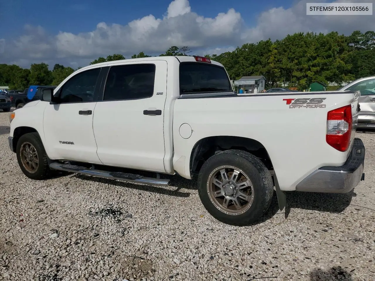 2016 Toyota Tundra Crewmax Sr5 VIN: 5TFEM5F12GX105566 Lot: 61505586