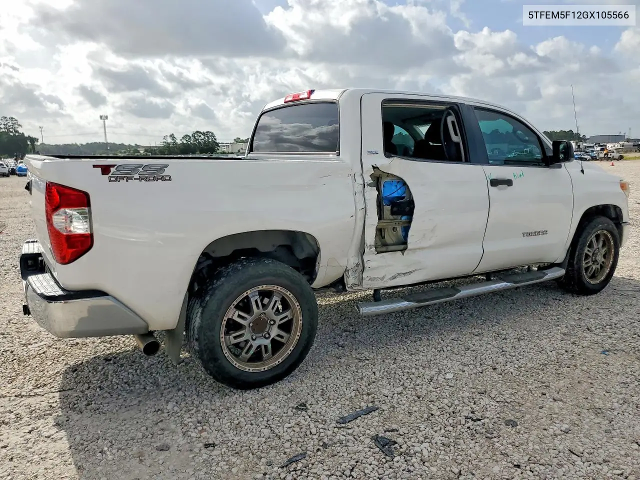 2016 Toyota Tundra Crewmax Sr5 VIN: 5TFEM5F12GX105566 Lot: 61505586