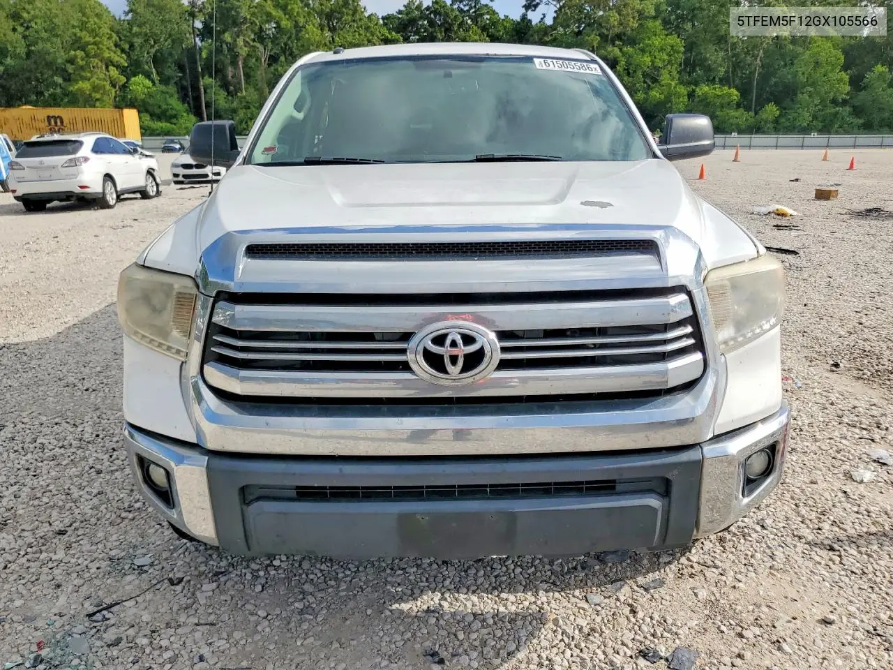 2016 Toyota Tundra Crewmax Sr5 VIN: 5TFEM5F12GX105566 Lot: 61505586