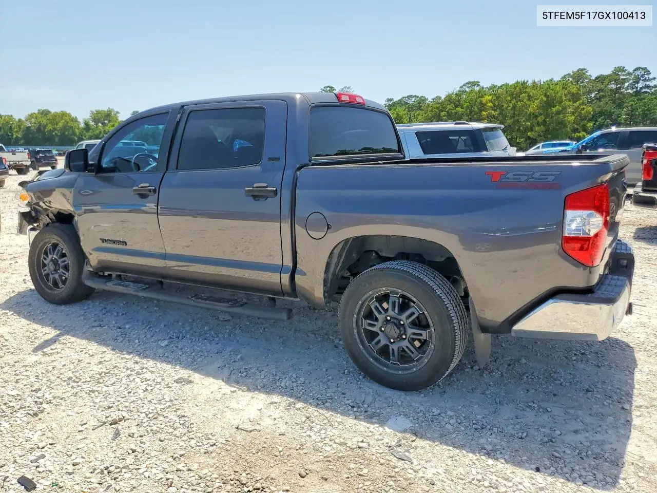2016 Toyota Tundra Crewmax Sr5 VIN: 5TFEM5F17GX100413 Lot: 61694516