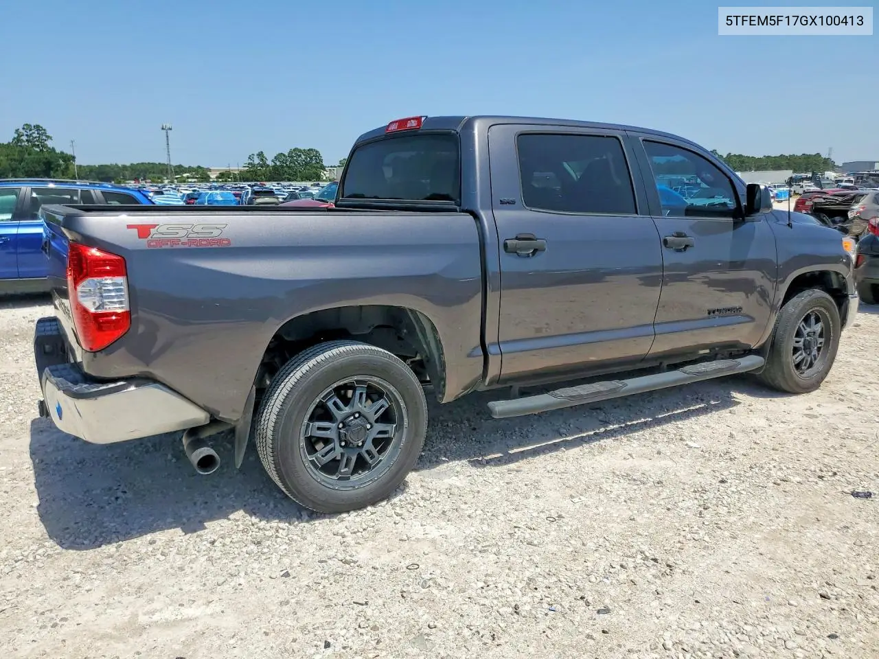 2016 Toyota Tundra Crewmax Sr5 VIN: 5TFEM5F17GX100413 Lot: 61694516