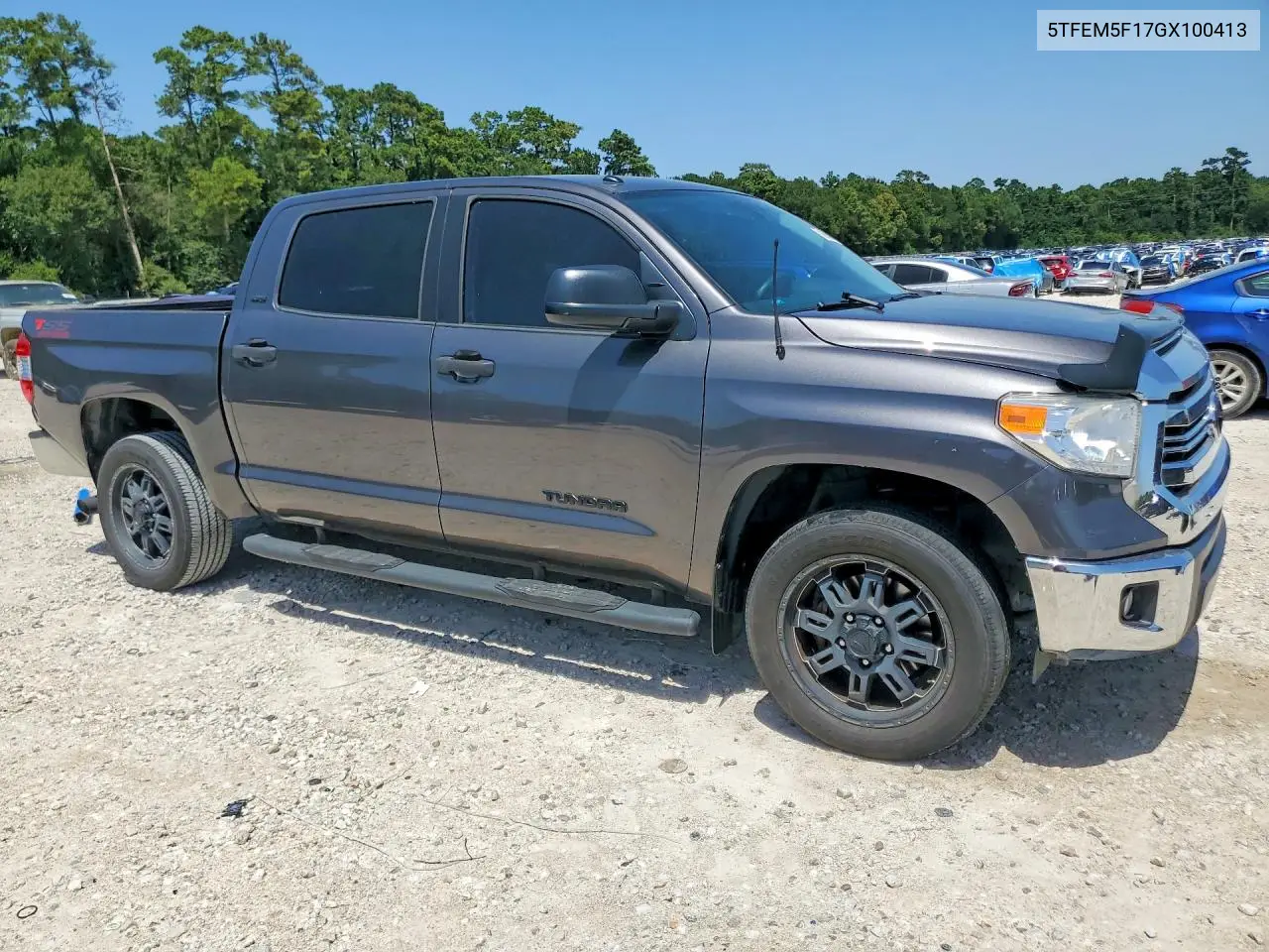 2016 Toyota Tundra Crewmax Sr5 VIN: 5TFEM5F17GX100413 Lot: 61694516
