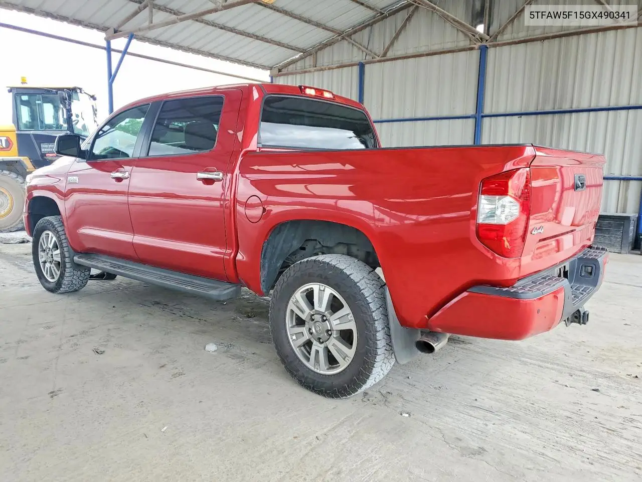2016 Toyota Tundra Platinum VIN: 5TFAW5F15GX490341 Lot: 61834366