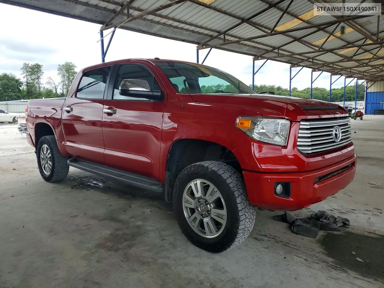 2016 Toyota Tundra Platinum VIN: 5TFAW5F15GX490341 Lot: 61834366