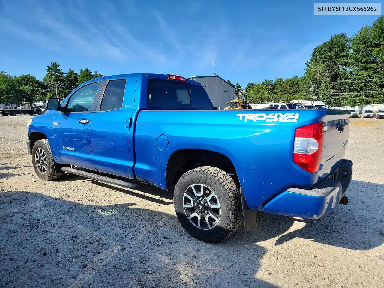 2016 Toyota Tundra Double Cab Limited VIN: 5TFBY5F18GX566262 Lot: 61844036