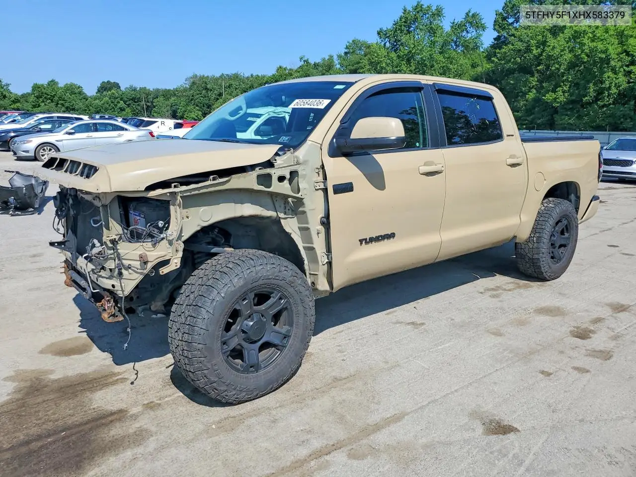 2017 Toyota Tundra Crewmax Limited VIN: 5TFHY5F1XHX583379 Lot: 60584036