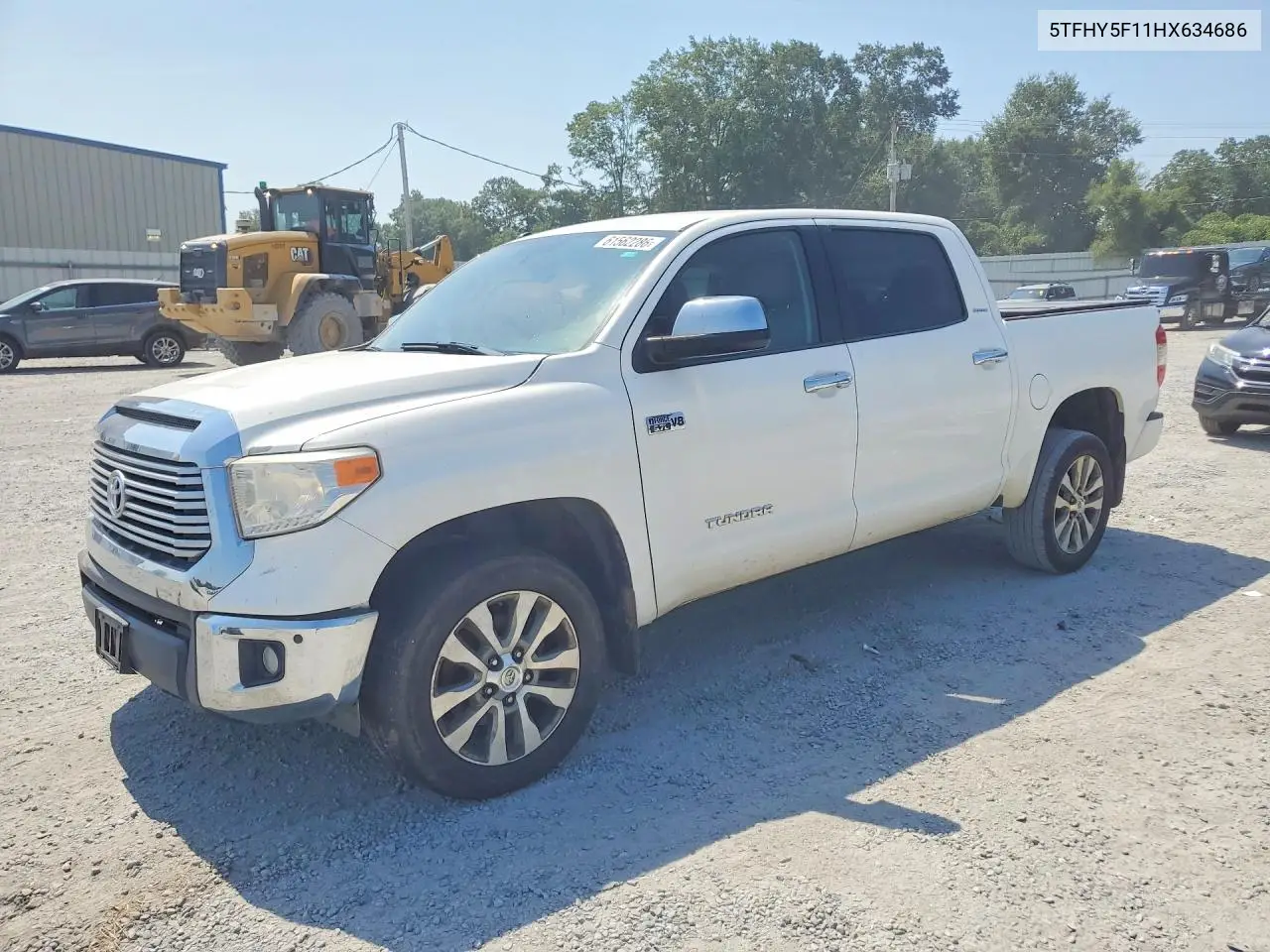 2017 Toyota Tundra Crewmax Limited VIN: 5TFHY5F11HX634686 Lot: 61562286