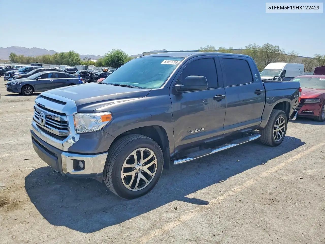 2017 Toyota Tundra Crewmax Sr5 VIN: 5TFEM5F19HX122429 Lot: 62067746