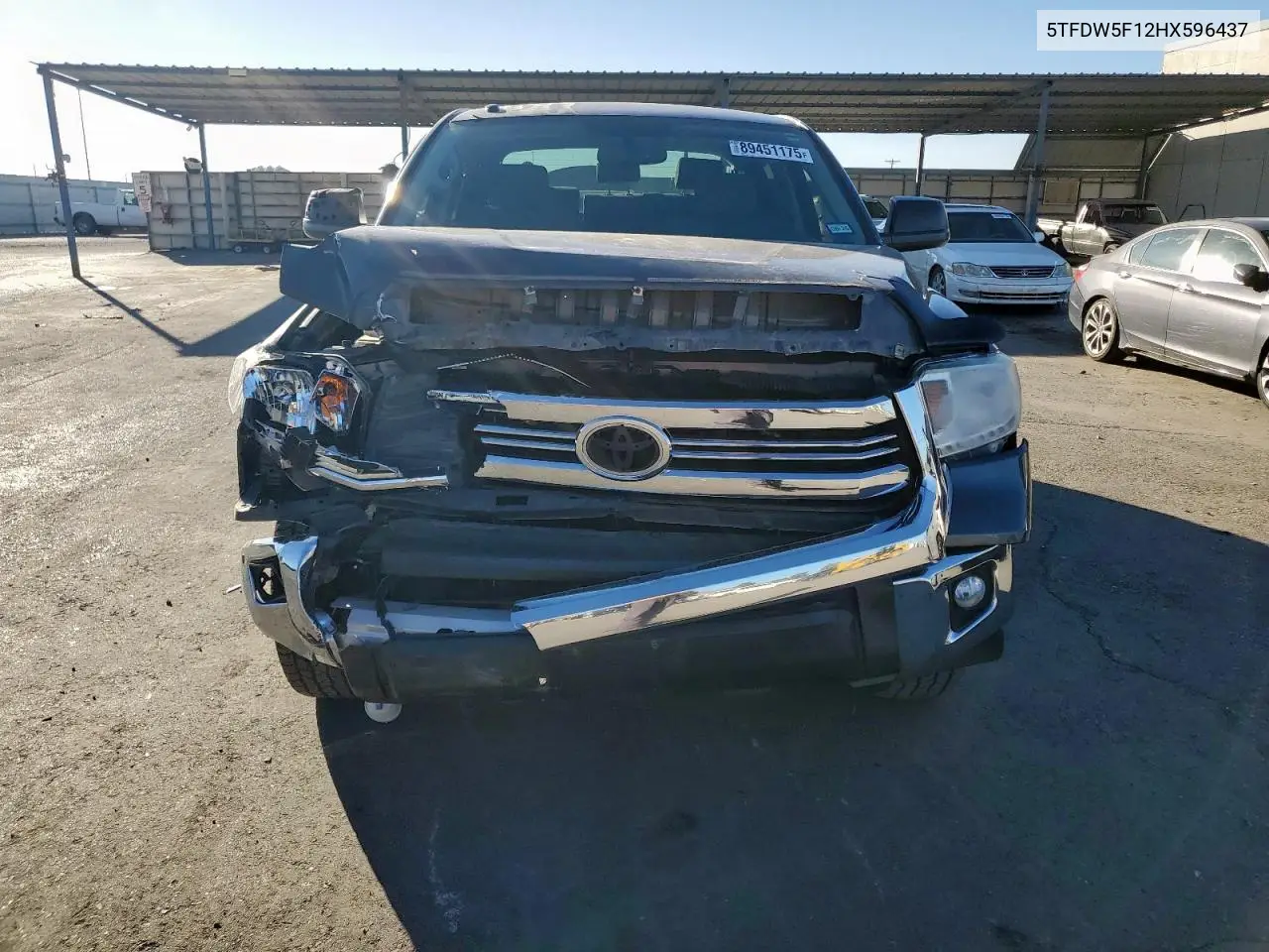5TFDW5F12HX596437 2017 Toyota Tundra Crewmax Sr5