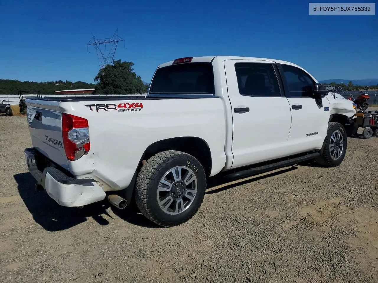 2018 Toyota Tundra Crewmax Sr5 VIN: 5TFDY5F16JX755332 Lot: 61484766