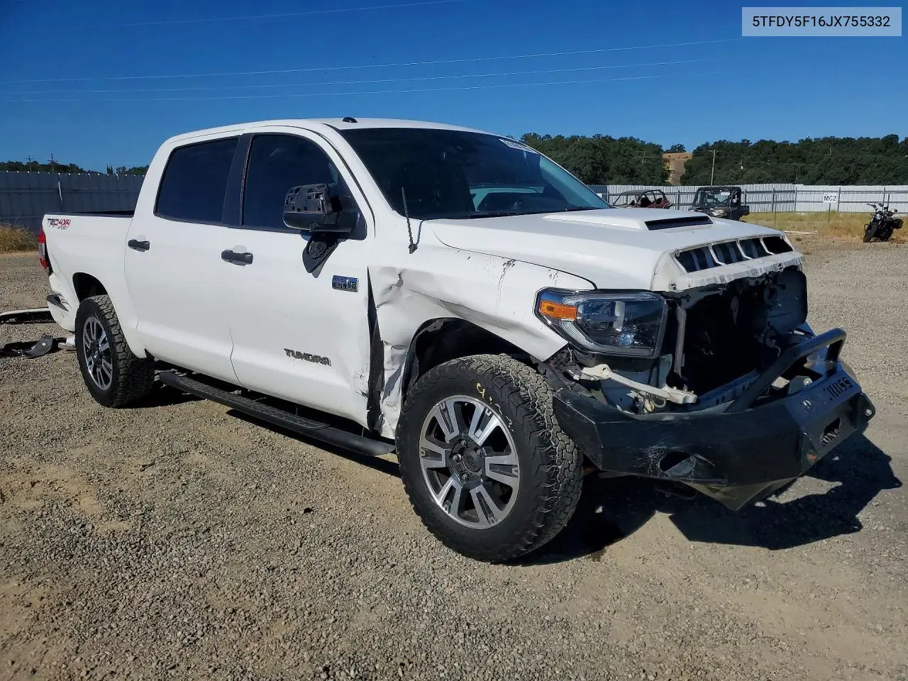 2018 Toyota Tundra Crewmax Sr5 VIN: 5TFDY5F16JX755332 Lot: 61484766