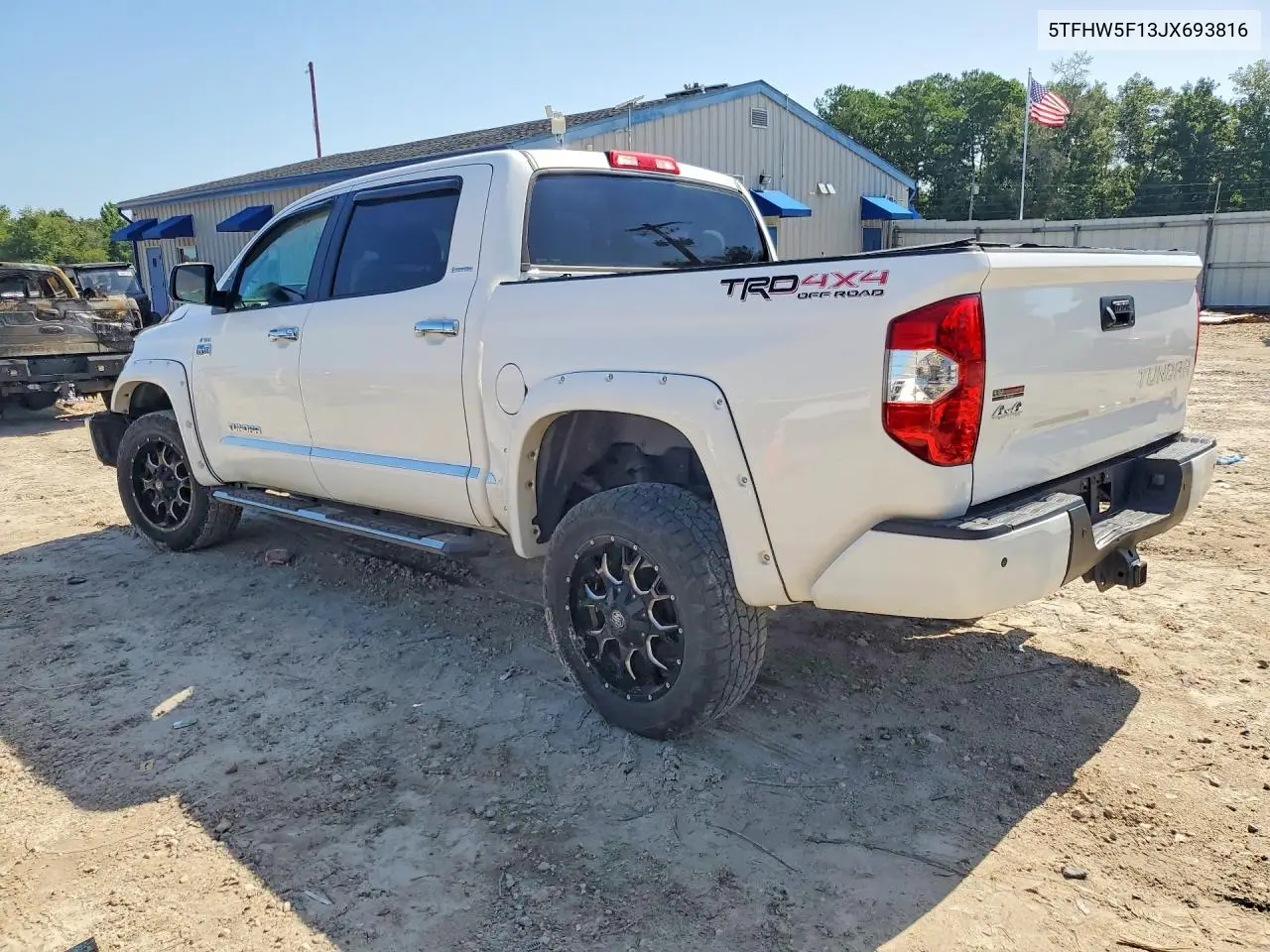 2018 Toyota Tundra Crewmax Limited VIN: 5TFHW5F13JX693816 Lot: 61511966