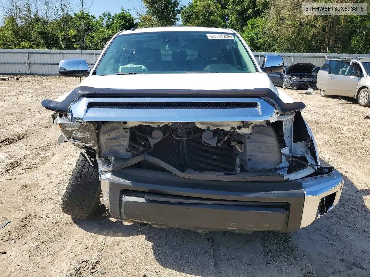2018 Toyota Tundra Crewmax Limited VIN: 5TFHW5F13JX693816 Lot: 61511966