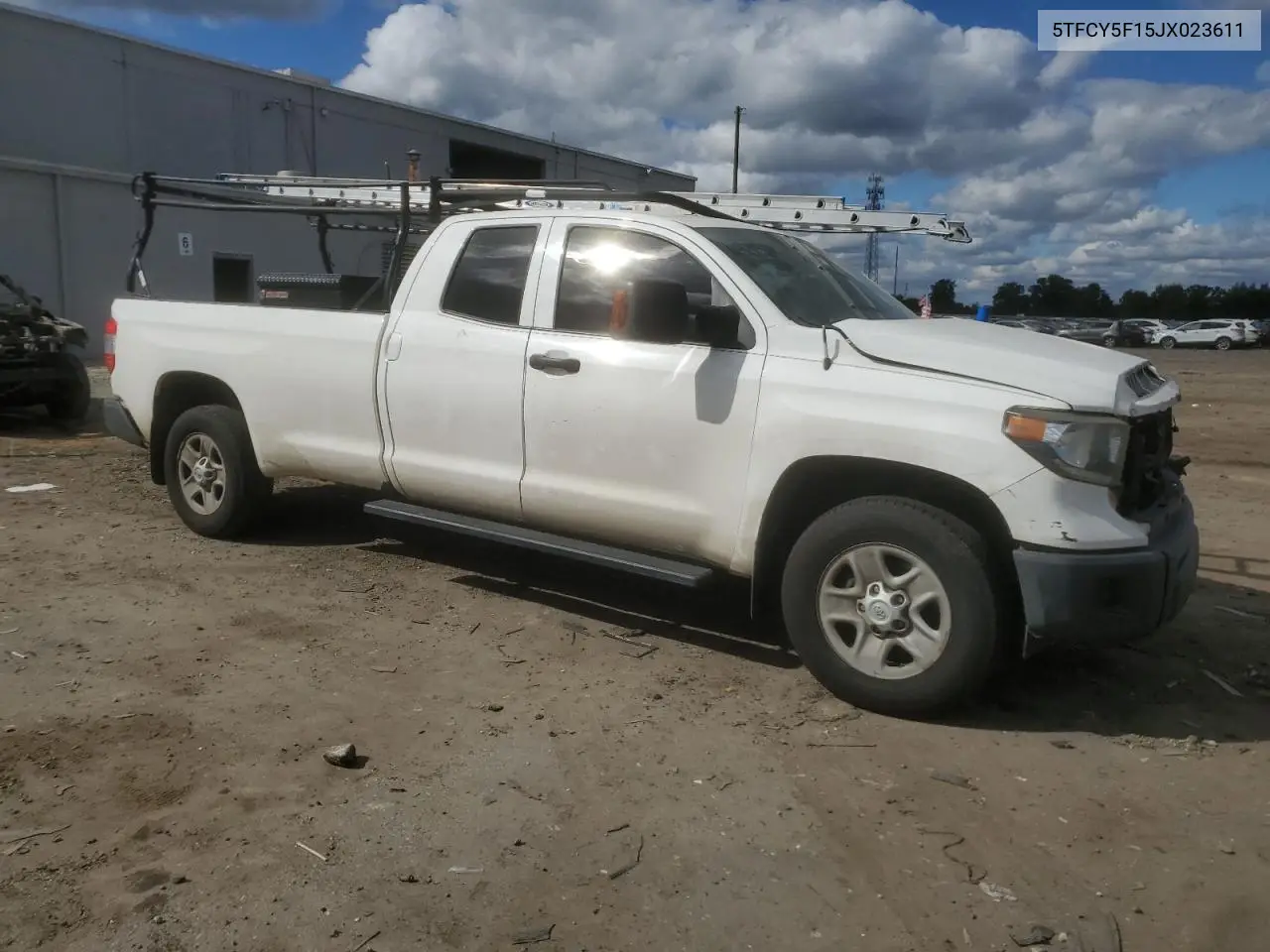 5TFCY5F15JX023611 2018 Toyota Tundra Sr