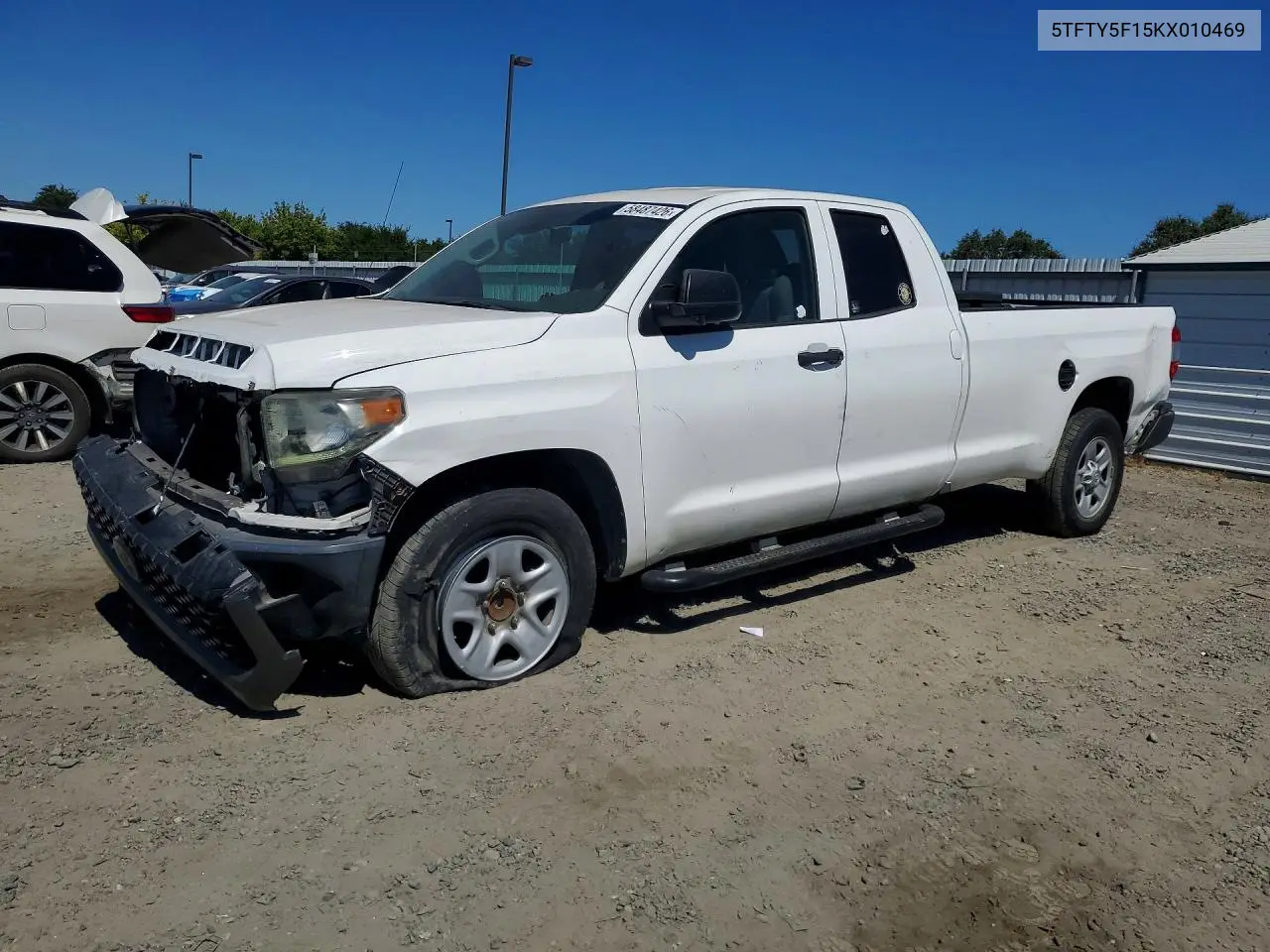 2019 Toyota Tundra Sr VIN: 5TFTY5F15KX010469 Lot: 58487426