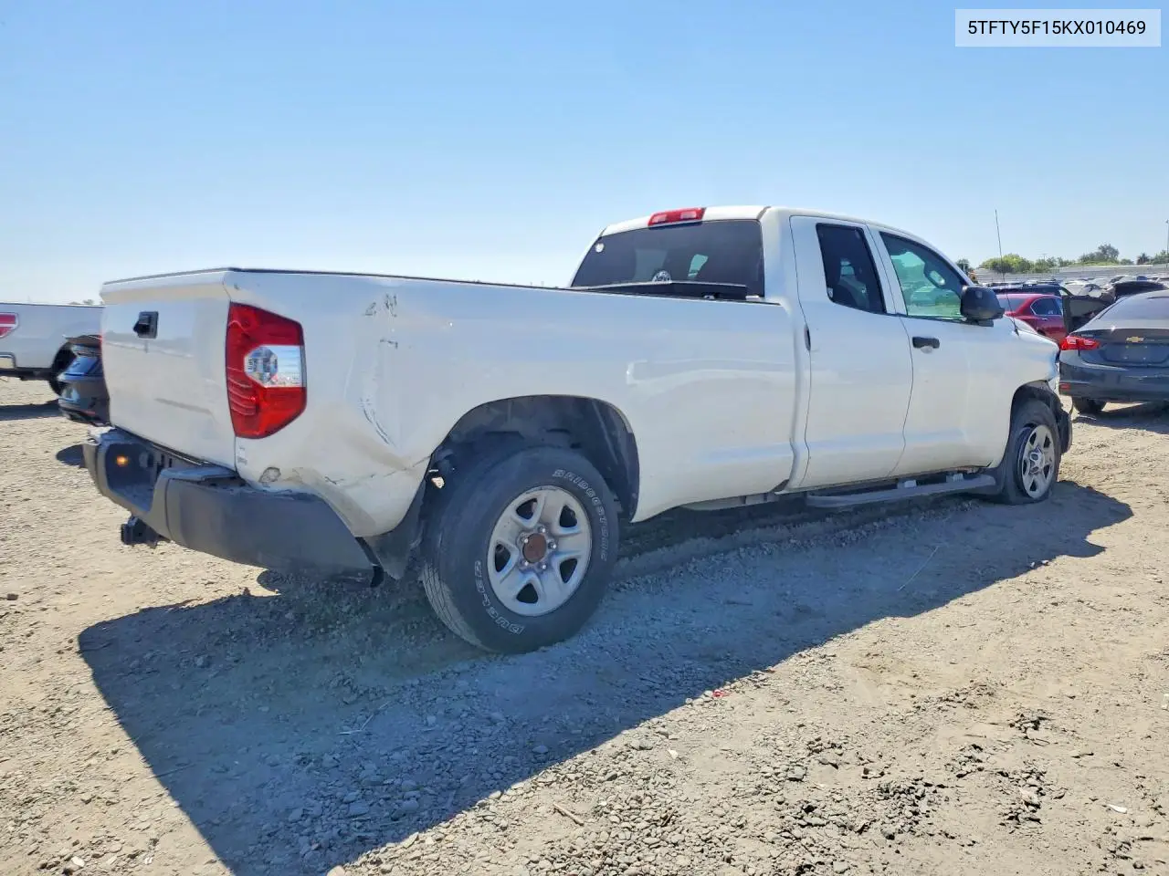 2019 Toyota Tundra Sr VIN: 5TFTY5F15KX010469 Lot: 58487426