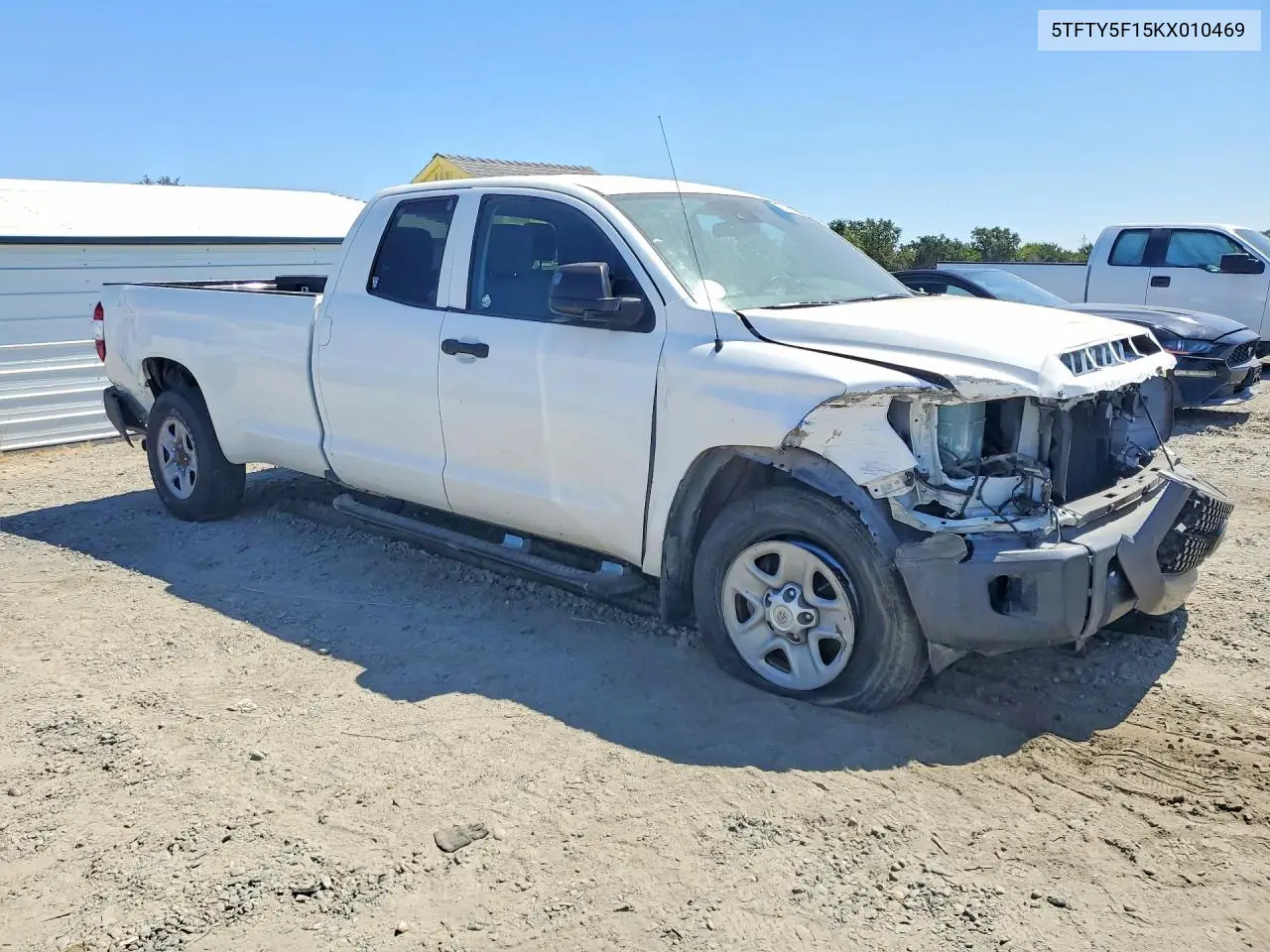 2019 Toyota Tundra Sr VIN: 5TFTY5F15KX010469 Lot: 58487426