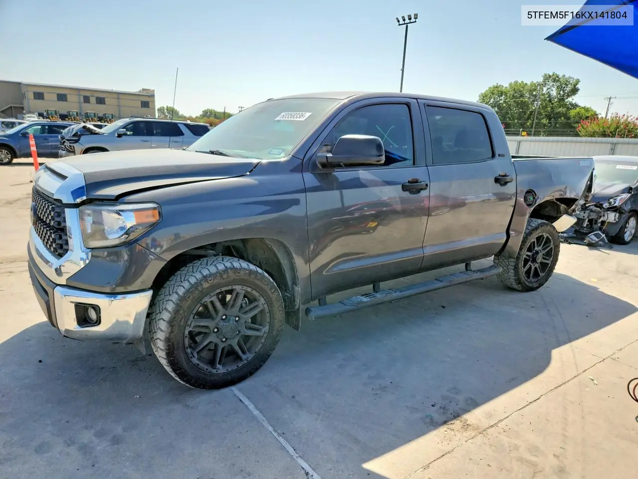 2019 Toyota Tundra Crewmax Sr5 VIN: 5TFEM5F16KX141804 Lot: 60358336