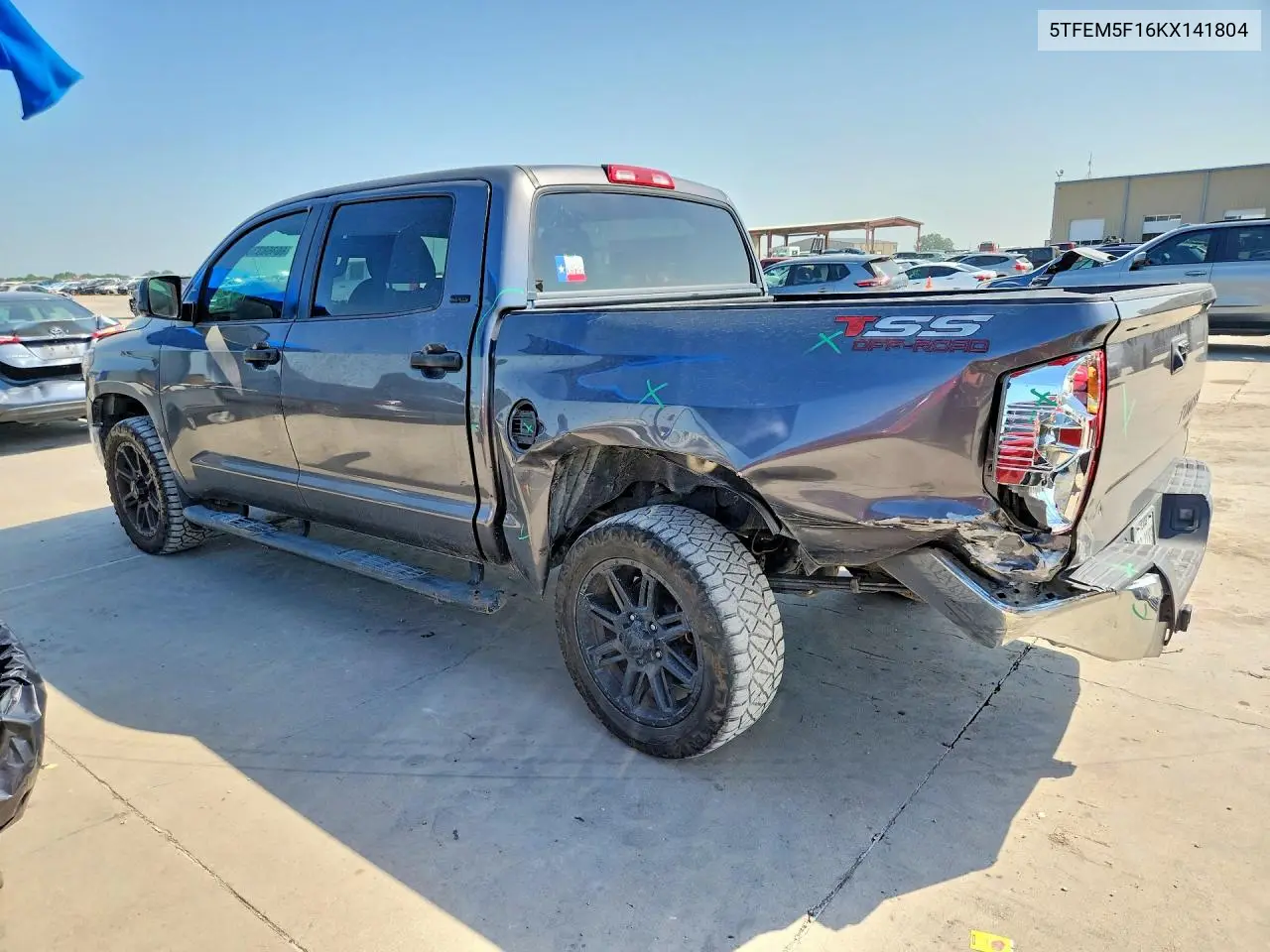 2019 Toyota Tundra Crewmax Sr5 VIN: 5TFEM5F16KX141804 Lot: 60358336
