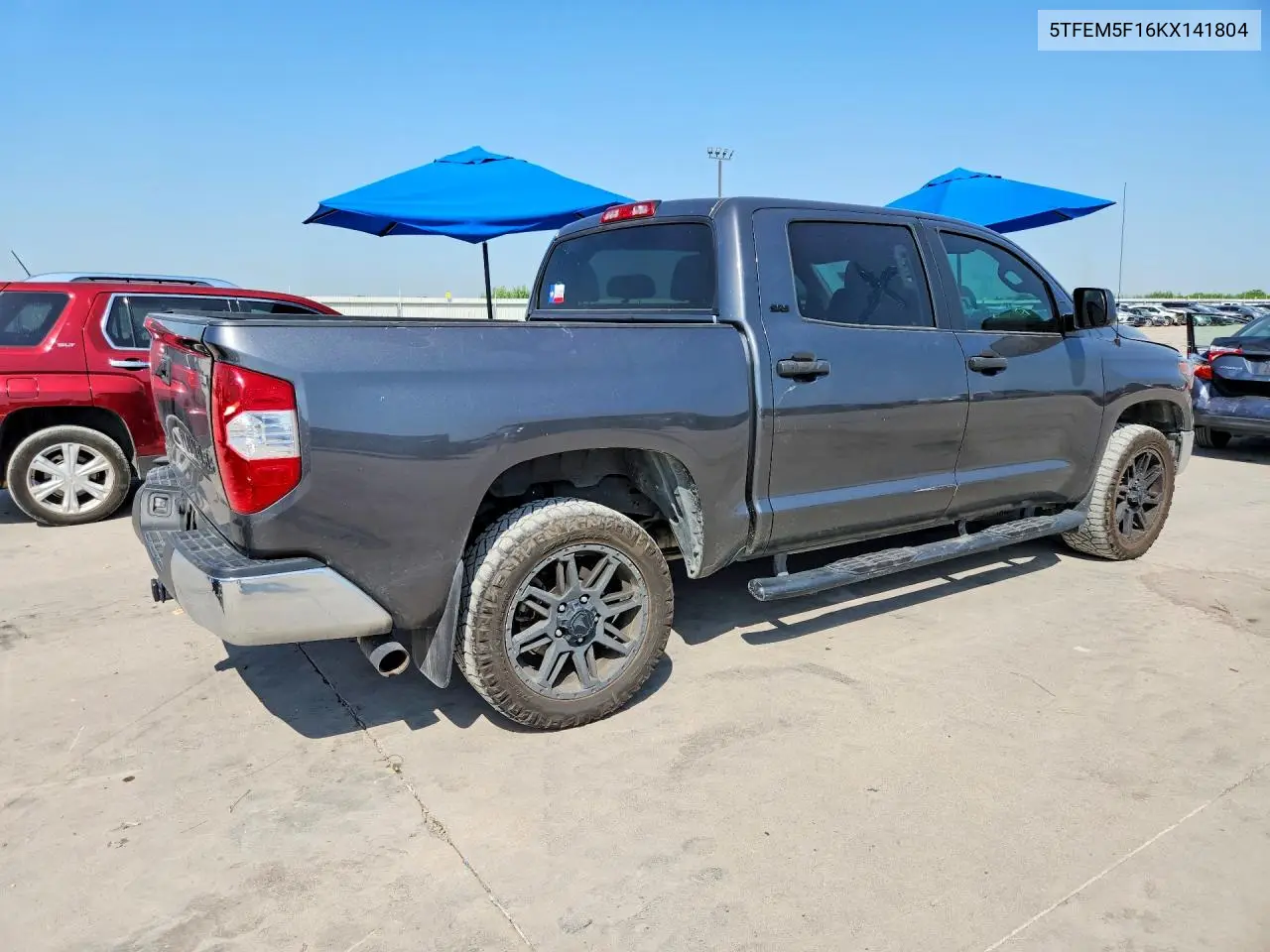 2019 Toyota Tundra Crewmax Sr5 VIN: 5TFEM5F16KX141804 Lot: 60358336