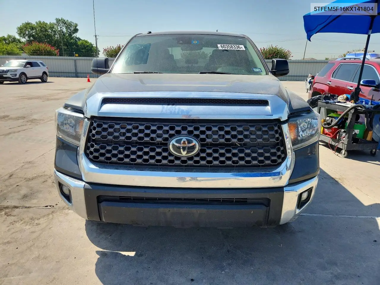 2019 Toyota Tundra Crewmax Sr5 VIN: 5TFEM5F16KX141804 Lot: 60358336