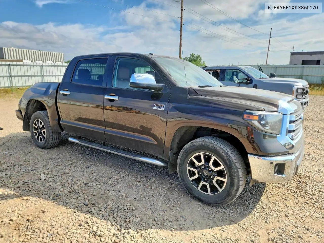 2019 Toyota Tundra 1794 Edition VIN: 5TFAY5F1XKX860170 Lot: 60764726