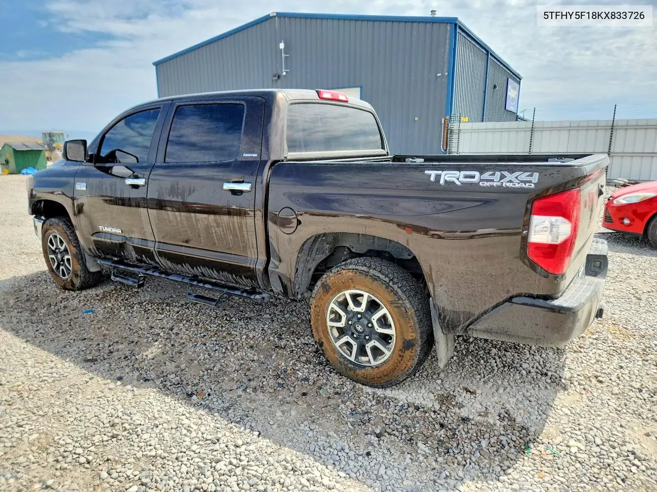 2019 Toyota Tundra Crewmax Limited VIN: 5TFHY5F18KX833726 Lot: 61213236