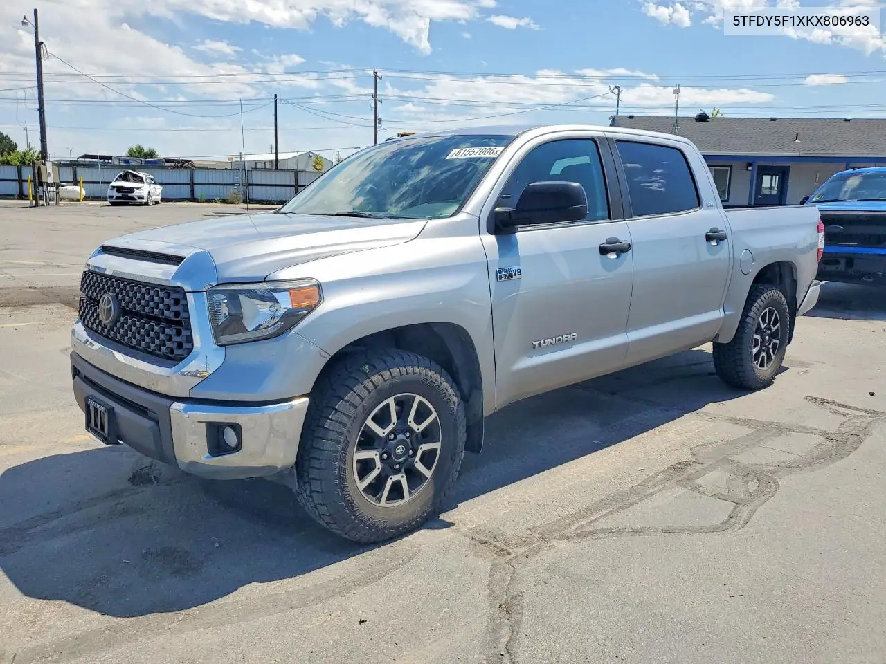 2019 Toyota Tundra Sr5 VIN: 5TFDY5F1XKX806963 Lot: 61557006