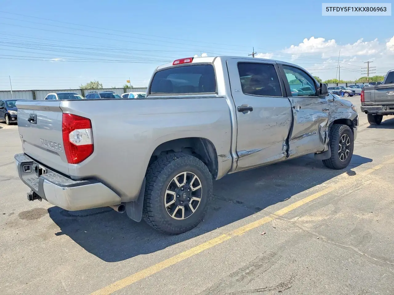 2019 Toyota Tundra Sr5 VIN: 5TFDY5F1XKX806963 Lot: 61557006