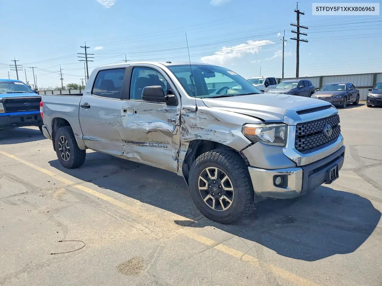 2019 Toyota Tundra Sr5 VIN: 5TFDY5F1XKX806963 Lot: 61557006