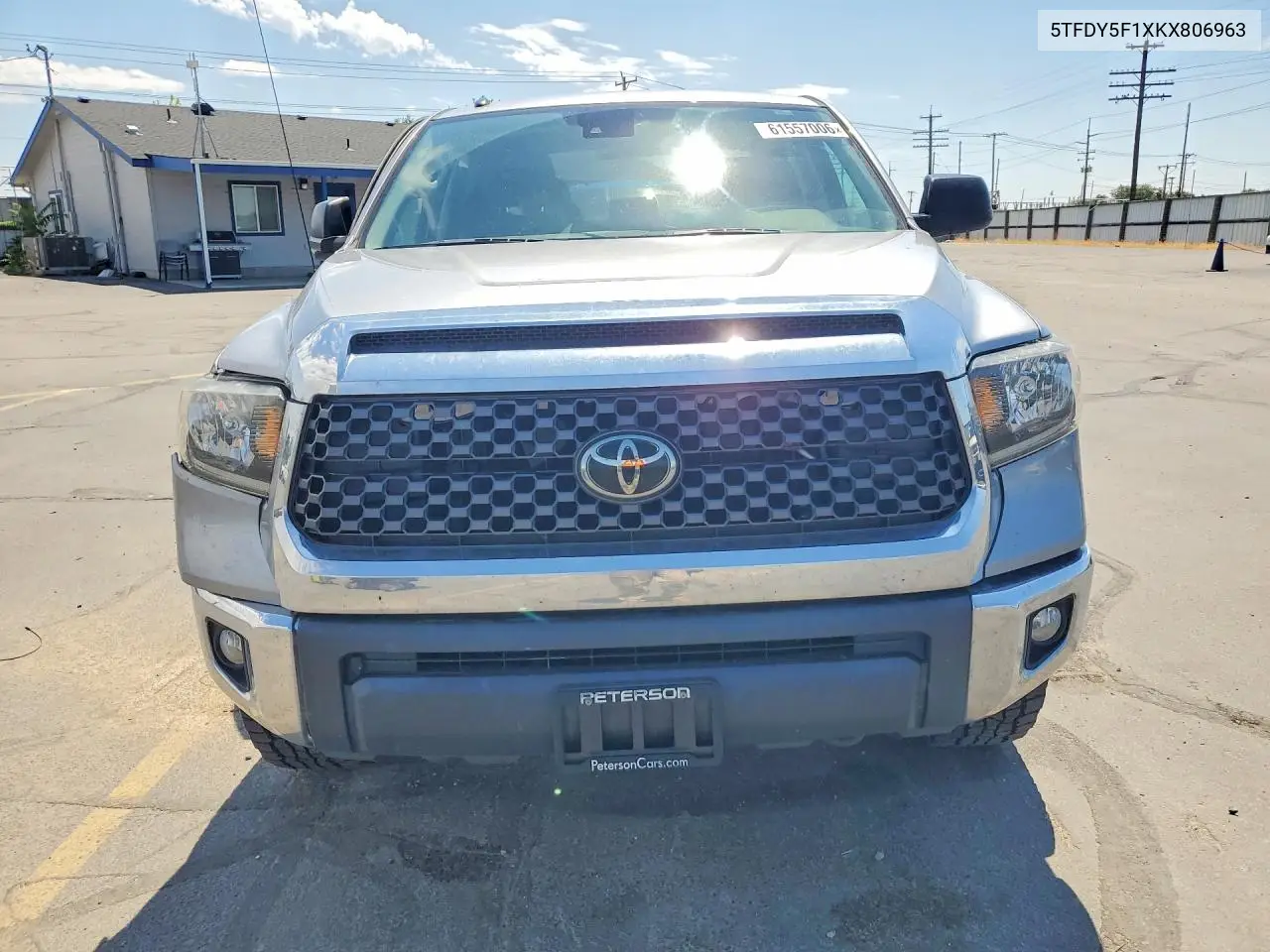 2019 Toyota Tundra Sr5 VIN: 5TFDY5F1XKX806963 Lot: 61557006