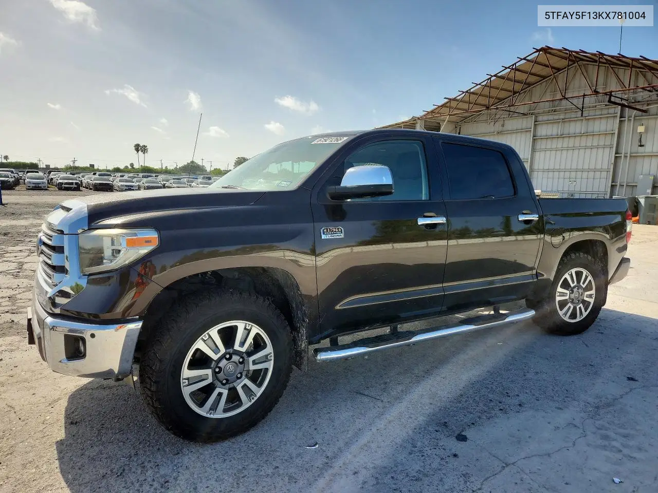 2019 Toyota Tundra 1794 Edition VIN: 5TFAY5F13KX781004 Lot: 61921266