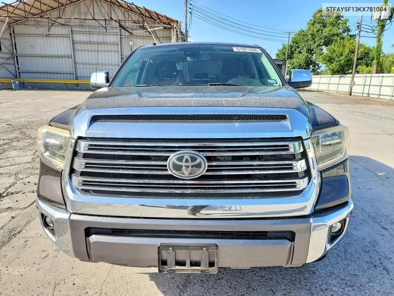 2019 Toyota Tundra 1794 Edition VIN: 5TFAY5F13KX781004 Lot: 61921266