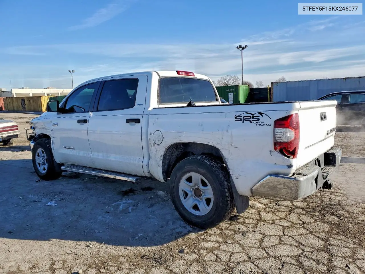 5TFEY5F15KX246077 2019 Toyota Tundra Crewmax Sr5